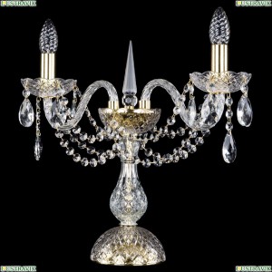 12.11.2.141-37.Gd.Sp Настольная лампа хрустальная Bohemia Art Classic (Арт Классик), 11.11