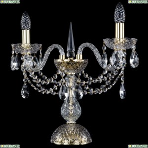 12.12.2.141-37.Gd.Sp Настольная лампа хрустальная Bohemia Art Classic (Арт Классик), 11.12