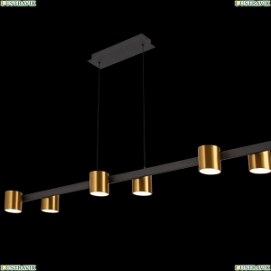 LED LAMPS 81129/6C BRASS BLACK Подвесная светодиодная люстра Natali Kovaltseva, Loft Led