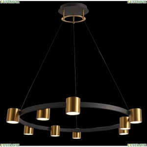 LED LAMPS 81129/7C BRASS BLACK Подвесная светодиодная люстра Natali Kovaltseva, Loft Led