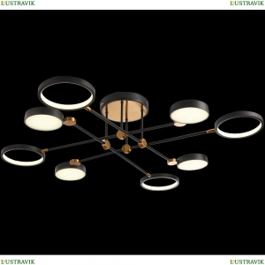 LED LAMPS 81102/6C BRASS BLACK Потолочная светодиодная люстра Natali Kovaltseva, Loft Led