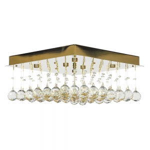 Flusso H 1.4.40.616 G Люстра потолочная с зеркалом Arti Lampadari (Арти Лампадари), Flusso