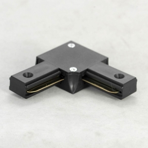 10325 угловой коннектор черный Коннектор Lussole