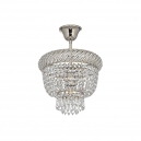 Bari E 1.3.25.199 N Хрустальная потолочная люстра Dio D`arte (Дио Дарте), Elite, Bari Nickel
