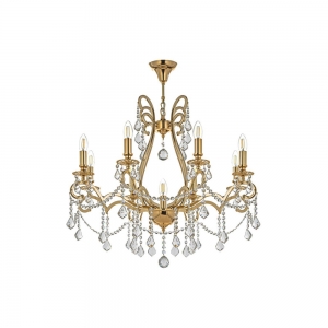 Isola E 1.1.8.600 G Хрустальная подвесная люстра Dio D`arte (Дио Дарте), Elite, Isola Gold
