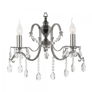 Alessandria E 2.1.2.600 N Хрустальное бра Dio D`arte (Дио Дарте), Elite, Alessandria Nickel