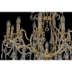 Isola E 1.1.12.600 G Хрустальная подвесная люстра Dio D`arte (Дио Дарте), Elite, Isola Gold