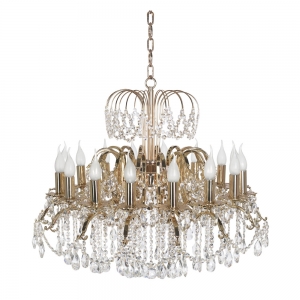 Alessandria E 1.1.16.600 G Хрустальная подвесная люстра Dio D`arte (Дио Дарте), Elite, Alessandria Gold