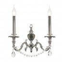 Ancona E 2.1.2.600 SB Хрустальное бра Dio D`arte (Дио Дарте), Elite, Ancona Silver