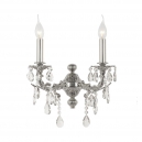 Aosta E 2.1.2.600 N Хрустальное бра Dio D`arte (Дио Дарте), Elite, Aosta Nickel