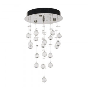 Tesoro H 1.4.25.200 N Хрустальная потолочная люстра Dio D`arte (Дио Дарте), Asfour, Tesoro Nickel