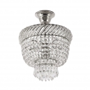 Bari E 1.3.25.299 N Хрустальная потолочная люстра Dio D`arte (Дио Дарте), Asfour, Bari Nickel