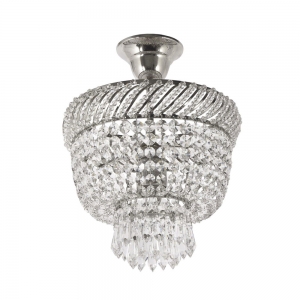 Bari E 1.3.25.299 N Хрустальная потолочная люстра Dio D`arte (Дио Дарте), Asfour, Bari Nickel