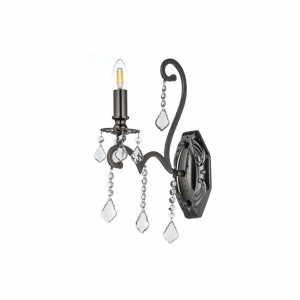 Isola E 2.1.1.600 NB Хрустальное бра Dio D`arte (Дио Дарте), Elite, Isola Nickel black