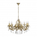 Siena E 1.1.12.600 AG Хрустальная подвесная люстра Dio D`arte (Дио Дарте), Elite, Siena Antique gold
