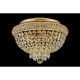 Bari E 1.2.35.100 G Хрустальная потолочная люстра Dio D`arte (Дио Дарте), Elite, Bari Gold