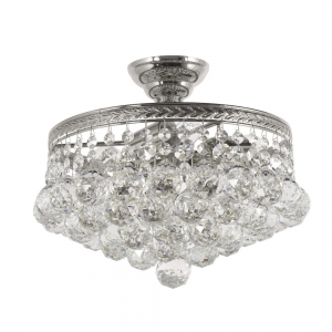 Cremono E 1.3.30.200 N Хрустальная потолочная люстра Dio D`arte (Дио Дарте), Asfour, Cremono Nickel