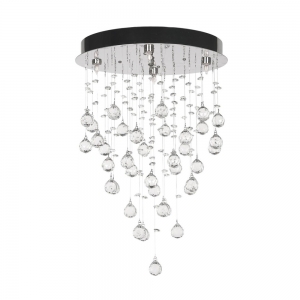 Tesoro H 1.4.35.200 N Хрустальная потолочная люстра Dio D`arte (Дио Дарте), Asfour, Tesoro Nickel