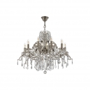 Alessandria E 1.1.10.600 N Хрустальная подвесная люстра Dio D`arte (Дио Дарте), Elite, Alessandria Nickel