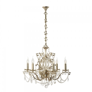 Forli E 1.1.6.600 G Хрустальная подвесная люстра Dio D`arte (Дио Дарте), Elite, Forli Gold
