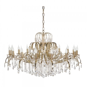 Alessandria E 1.1.L.16.600 G Хрустальная подвесная люстра Dio D`arte (Дио Дарте), Elite, Alessandria Gold