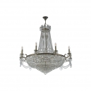 Lodi E 1.6.9.600 A Хрустальная подвесная люстра Dio D`arte (Дио Дарте), Elite, Lodi Antique