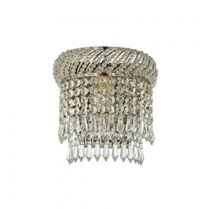 Bari E 2.10.100 N Хрустальный настенный светильник Dio D`arte (Дио Дарте), Elite, Bari Nickel