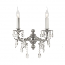 Aosta E 2.1.2.200 N Хрустальное бра Dio D`arte (Дио Дарте), Asfour, Aosta Nickel