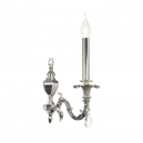 Ancona E 2.1.1.600 SB Хрустальное бра Dio D`arte (Дио Дарте), Elite, Ancona Silver