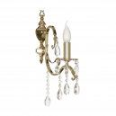 Alessandria E 2.1.1.200 G Хрустальное бра Dio D`arte (Дио Дарте), Asfour, Alessandria Gold