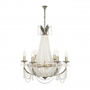 Recetto E 1.6.6.100 GH Хрустальная подвесная люстра Dio D`arte (Дио Дарте), Elite, Recetto Gold