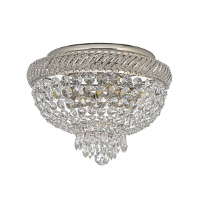 Bari E 1.2.35.100 N Хрустальная потолочная люстра Dio D`arte (Дио Дарте), Elite, Bari Nickel