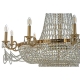 Lodi E 1.6.9.600 G Хрустальная подвесная люстра Dio D`arte (Дио Дарте), Elite, Lodi Gold