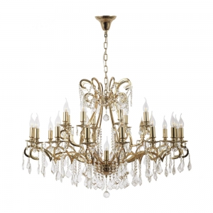Isola E 1.1.24.200 G Хрустальная подвесная люстра Dio D`arte (Дио Дарте), Asfour, Isola Gold