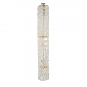 Belluno E 1.9.35.100 G Каскадная хрустальная люстра Dio D`arte (Дио Дарте), Elite, Belluno Gold