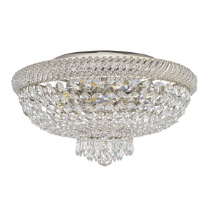 Bari E 1.2.45.100 N Хрустальная потолочная люстра Dio D`arte (Дио Дарте), Elite, Bari Nickel