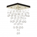 Tesoro H 1.4.40.200 G Каскадная хрустальная люстра Dio D`arte (Дио Дарте), Asfour, Tesoro Gold