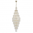 Bergamo E 1.10.50.200 G Каскадная хрустальная люстра Dio D`arte (Дио Дарте), Asfour, Bergamo Gold