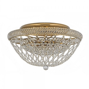 Bari E 1.2.60.199 G Хрустальная потолочная люстра Dio D`arte (Дио Дарте), Elite, Bari Gold