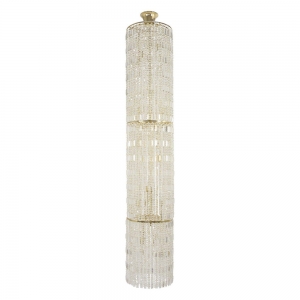 Belluno E 1.9.45.200 G Каскадная хрустальная люстра Dio D`arte (Дио Дарте), Asfour, Belluno Gold