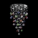 Tesoro H 1.4.35.213 N Каскадная хрустальная люстра Dio D`arte (Дио Дарте), Asfour, Tesoro Nickel