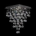 Tesoro H 1.4.40.204 N Каскадная хрустальная люстра Dio D`arte (Дио Дарте), Asfour, Tesoro Nickel