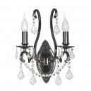 Isola E 2.1.2.500 NB Хрустальное бра Dio D`arte (Дио Дарте), Asfour, Isola Nickel black