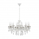 Siena E 1.1.12.600 BW Хрустальная подвесная люстра Dio D`arte (Дио Дарте), Elite, Siena White