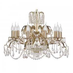 Alessandria E 1.1.10.699 G Хрустальная подвесная люстра Dio D`arte (Дио Дарте), Elite, Alessandria Gold