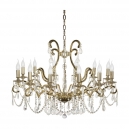 Isola E 1.1.12.200 G Хрустальная подвесная люстра Dio D`arte (Дио Дарте), Asfour, Isola Gold