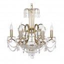 Alessandria E 1.1.6.600 G Хрустальная подвесная люстра Dio D`arte (Дио Дарте), Elite, Alessandria Gold