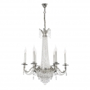 Ancona E 1.6.6.200 SB Хрустальная подвесная люстра Dio D`arte (Дио Дарте), Asfour, Ancona Silver