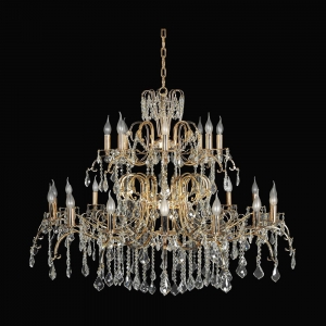 Alessandria E 1.1.L.24.601 G Хрустальная подвесная люстра Dio D`arte (Дио Дарте), Elite, Alessandria Gold