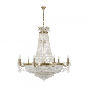 Lodi E 1.6.9.600 GB Хрустальная подвесная люстра Dio D`arte (Дио Дарте), Elite, Lodi Gold black